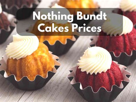 nothing bundt cakes prices menu|nothing bundt cakes sale.